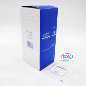 Assure – Gauze Swab, Sterile, Non-Woven 7M-031 (7.5cm x 7.5cm, 4 Ply, 5 pcs/pkt , 50 pkt/box)